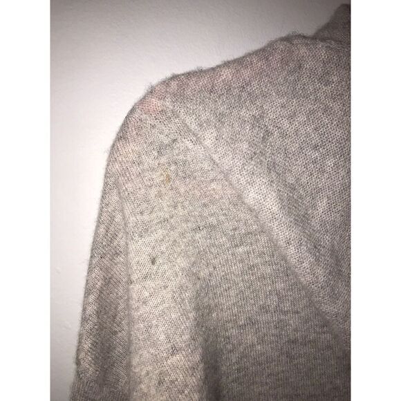 LUSSO CASHMERE Desiree Cashmere Turtleneck Size Small Grey - Picture 6 of 9
